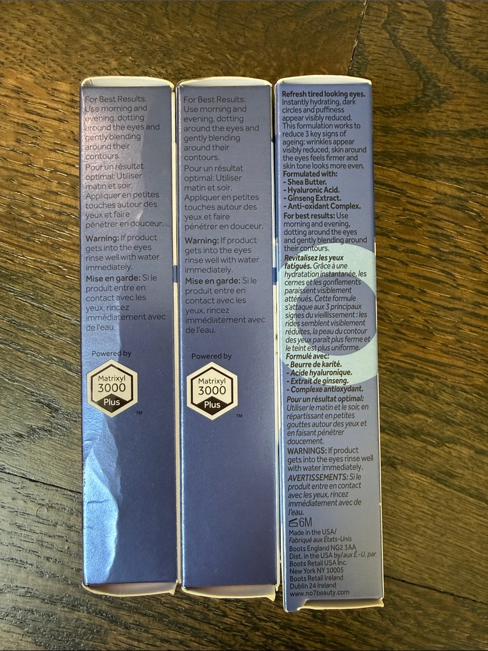 3 x No7 Lift & Illuminate Triple Action EYE Cream Reduce Dark Circles & Wrinkles - Picture 5 of 11